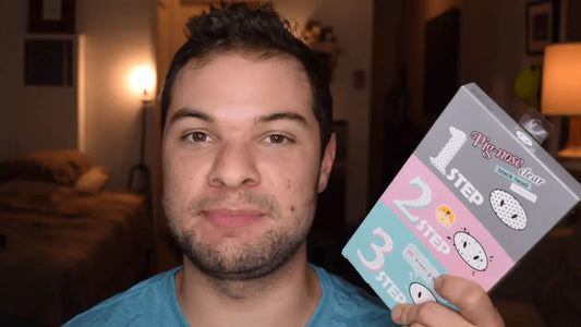GET READY FOR BED WITH ME! - Holika Holika Pig Nose Clear Blackhead 3-Step Kit - Nick DiRamio