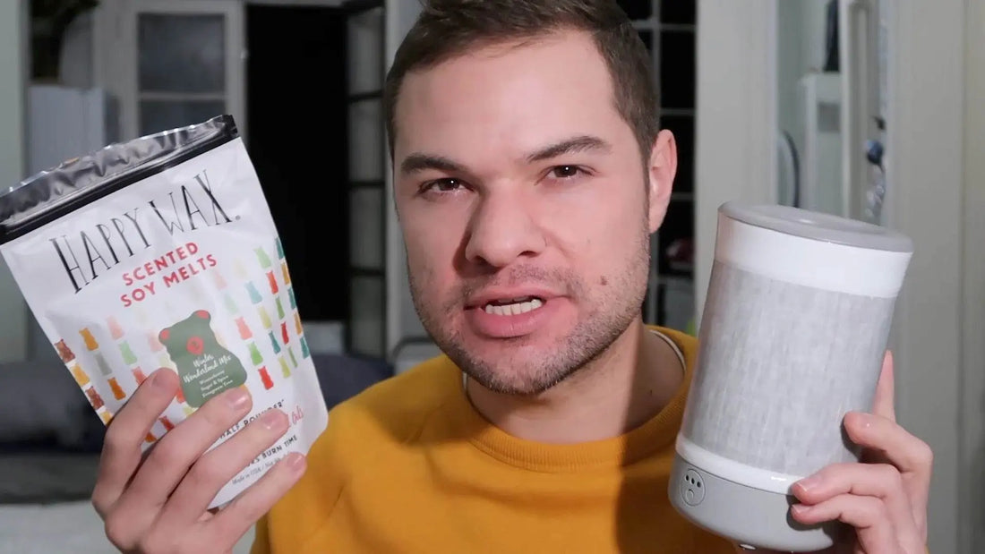 Happy Wax Review - Signature Wax Melt Warmer and Soy Wax Melts Unboxing - Nick DiRamio