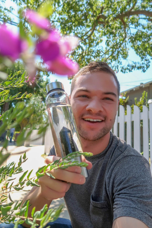 I Drank Crystal Infused Water For A Week! Healing Water Bottle Review - Nick DiRamio