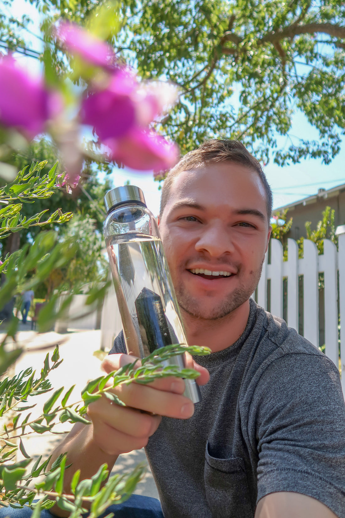 I Drank Crystal Infused Water For A Week! Healing Water Bottle Review