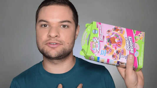 Yummy Nummies Mini Doughnut Delight Maker - How To DIY Tiny Frosted Donuts With Sprinkles! - Nick DiRamio