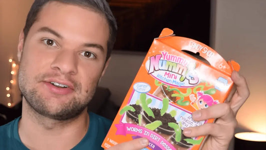 Yummy Nummies Worms In Dirt Dessert Maker - Mini Kitchen Magic DIY Gummy Worms Kit - Nick DiRamio