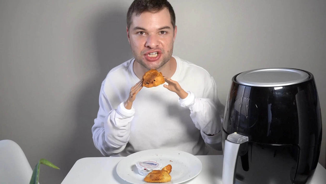 TINY HANDS KITCHEN: Making Air Fryer Dessert Recipes (the hard way) - Nick DiRamio