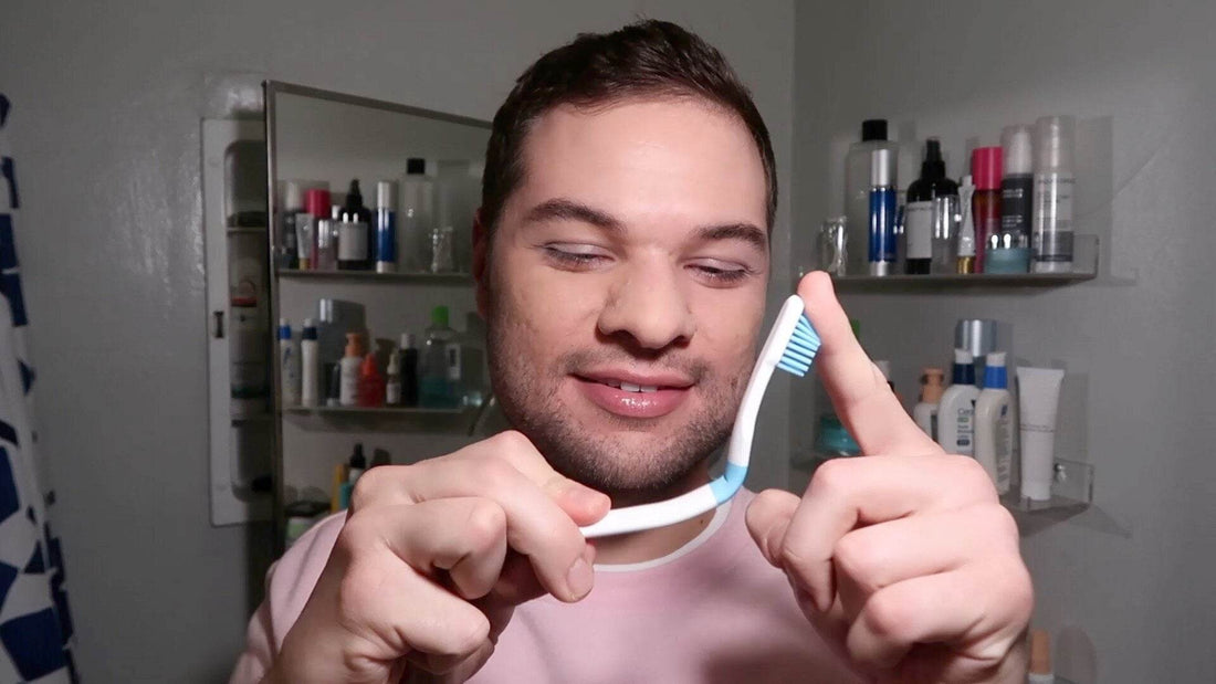 This Toothbrush SNAPS to Prevent Brushing too Hard? Zent Flex Review - Nick DiRamio