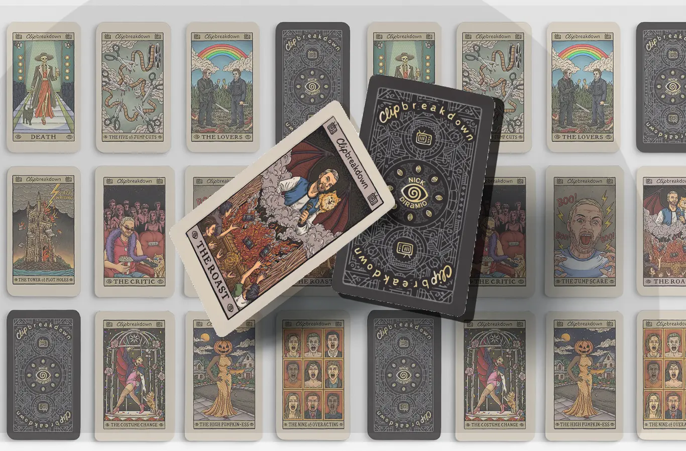 Spectral-Spoilers-Tarot-Halloween-Merch Nick DiRamio