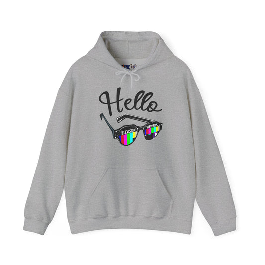 Television Viewer On Air Greeting Hoodie