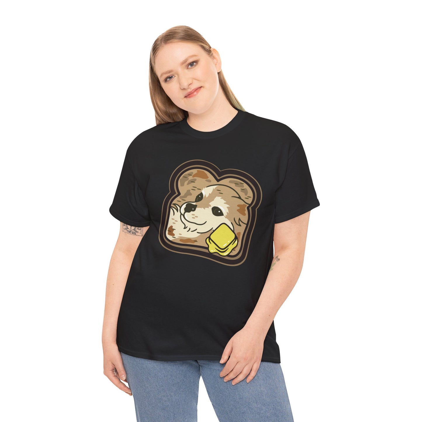 "Toast the Pomeranian" Unisex Heavy Cotton T-Shirt