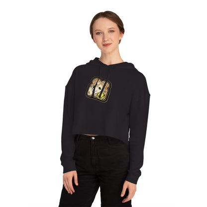 "Toast the Pomeranian" Cropped Hooded Sweatshirt