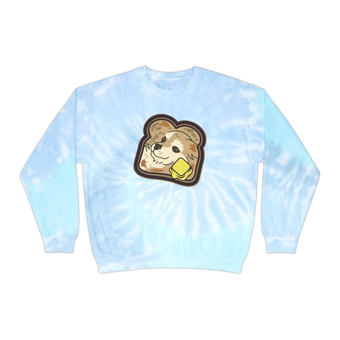 "Toast the Pomeranian" Unisex Tie-Dye Sweatshirt