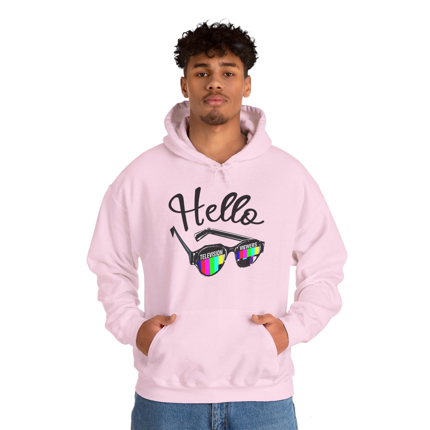 Television Viewer On Air Greeting Hoodie