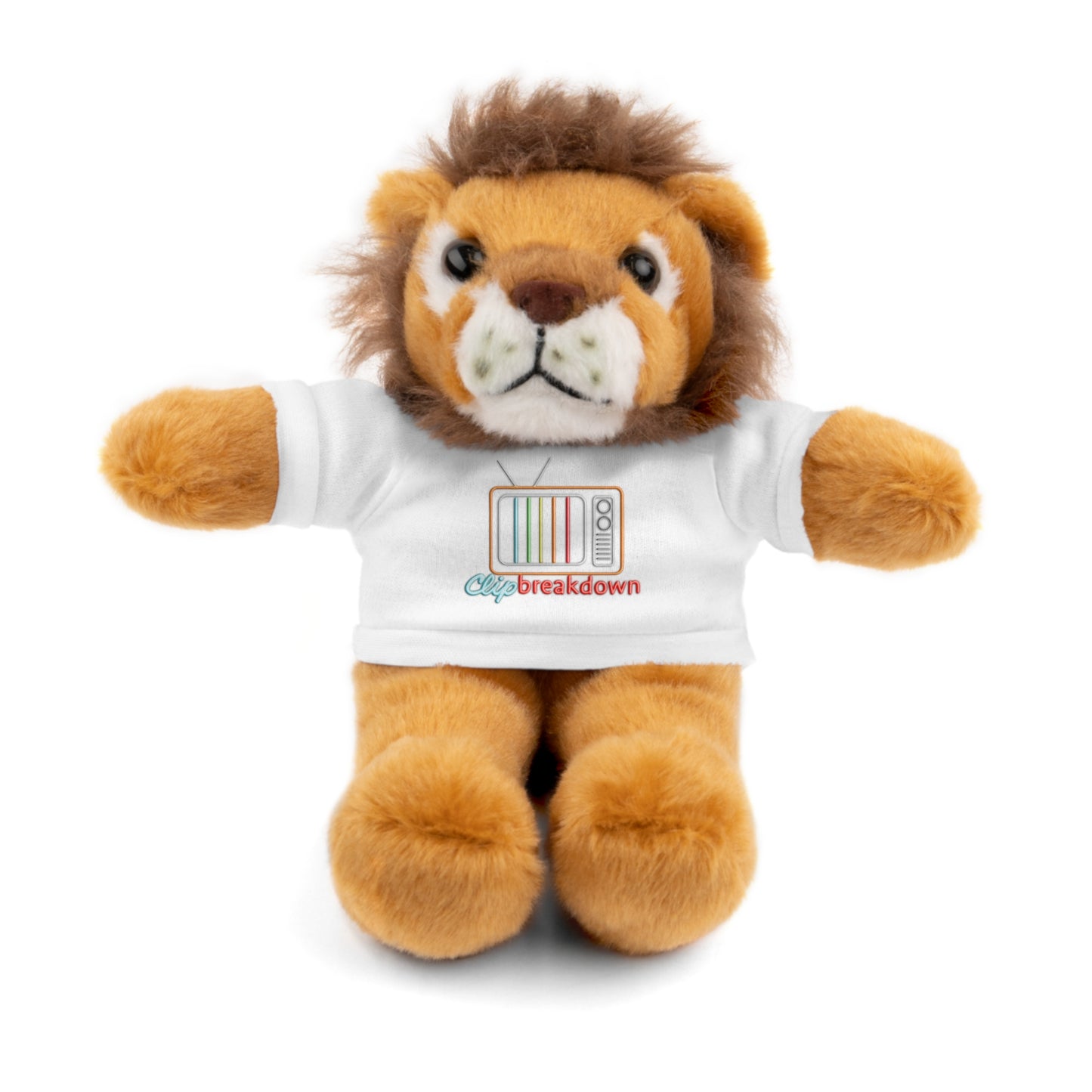 Plushie Stuffed Animals with Clip Breakdown Tee-Shirt