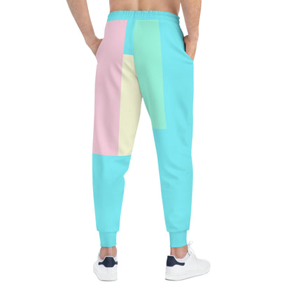 Joggers unisex con bloques de color "Toast the Pomeranian"