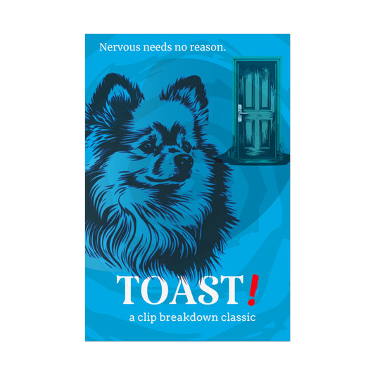 Póster de película de terror "Toast!" - Edición limitada de Halloween 2024