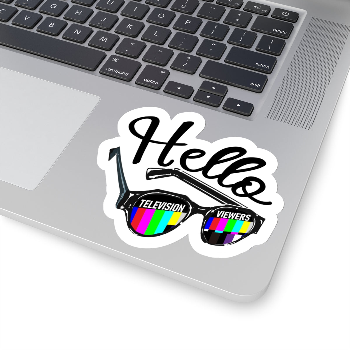 Television Viewer On Air Greeting Sticker