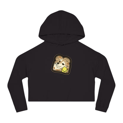 "Toast the Pomeranian" Cropped Hooded Sweatshirt