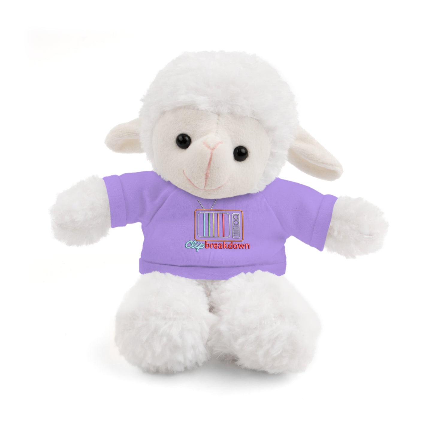 Plushie Stuffed Animals with Clip Breakdown Tee-Shirt