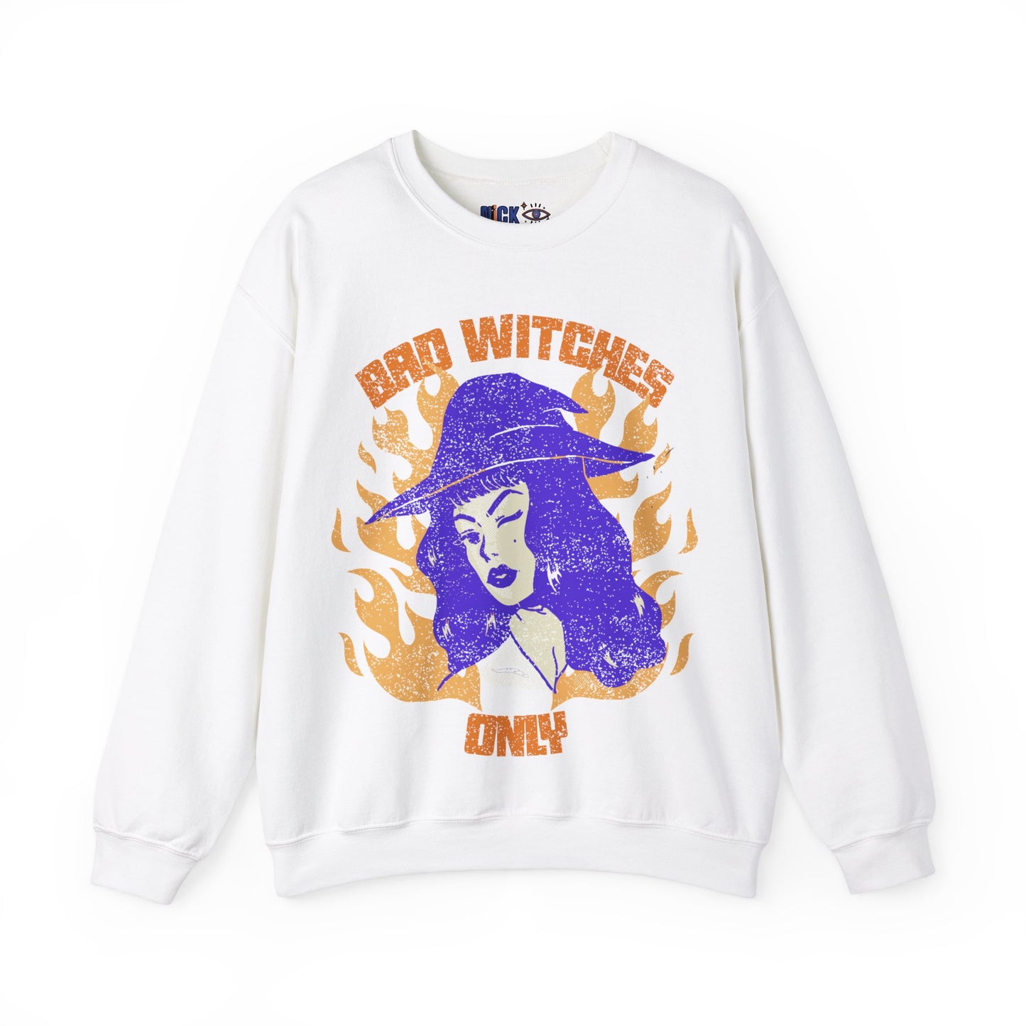 Bad Witches Only Halloween Crewneck Sweatshirt