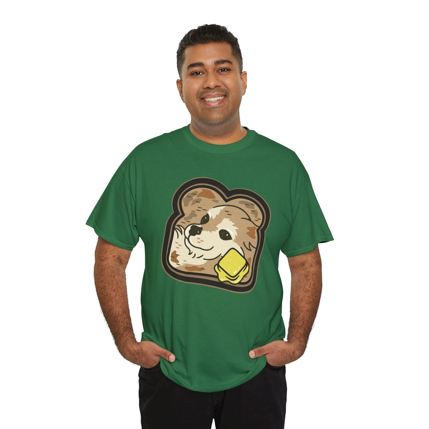 "Toast the Pomeranian" Unisex Heavy Cotton T-Shirt