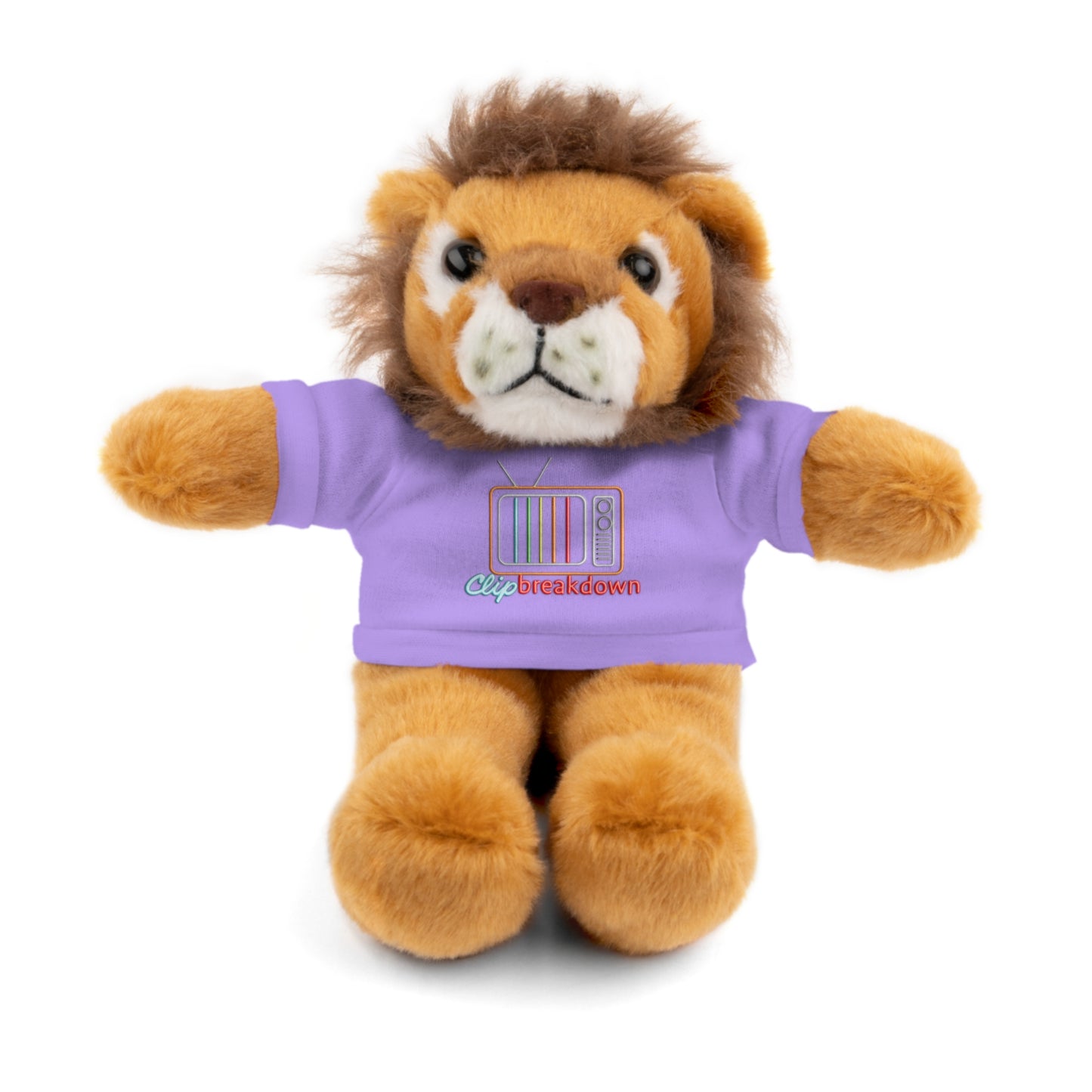 Plushie Stuffed Animals with Clip Breakdown Tee-Shirt