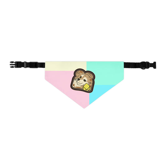 "Toast the Pomeranian" Pet Bandana Collar