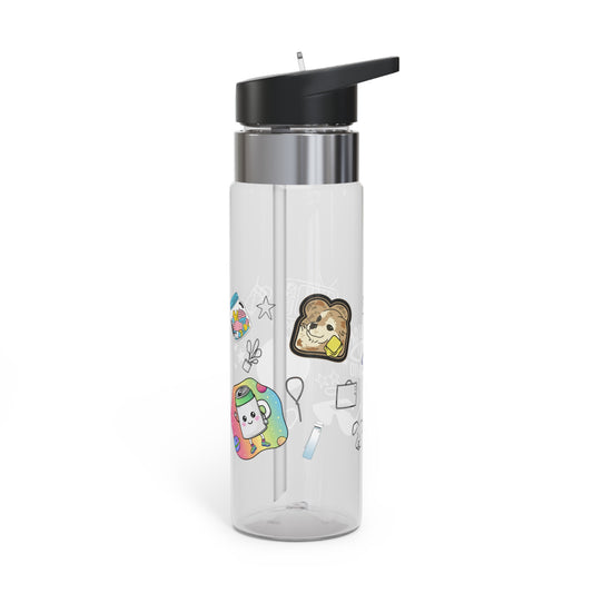 "Stickers & Doodles" Kensington Tritan™ Sport Bottle from Clip Breakdown by Nick DiRamio, 20oz