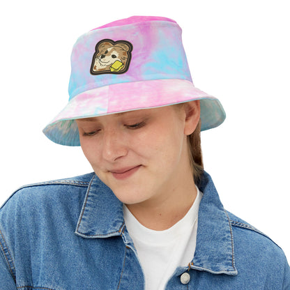 "Toast the Pomeranian" Tie Dye Bucket Hat