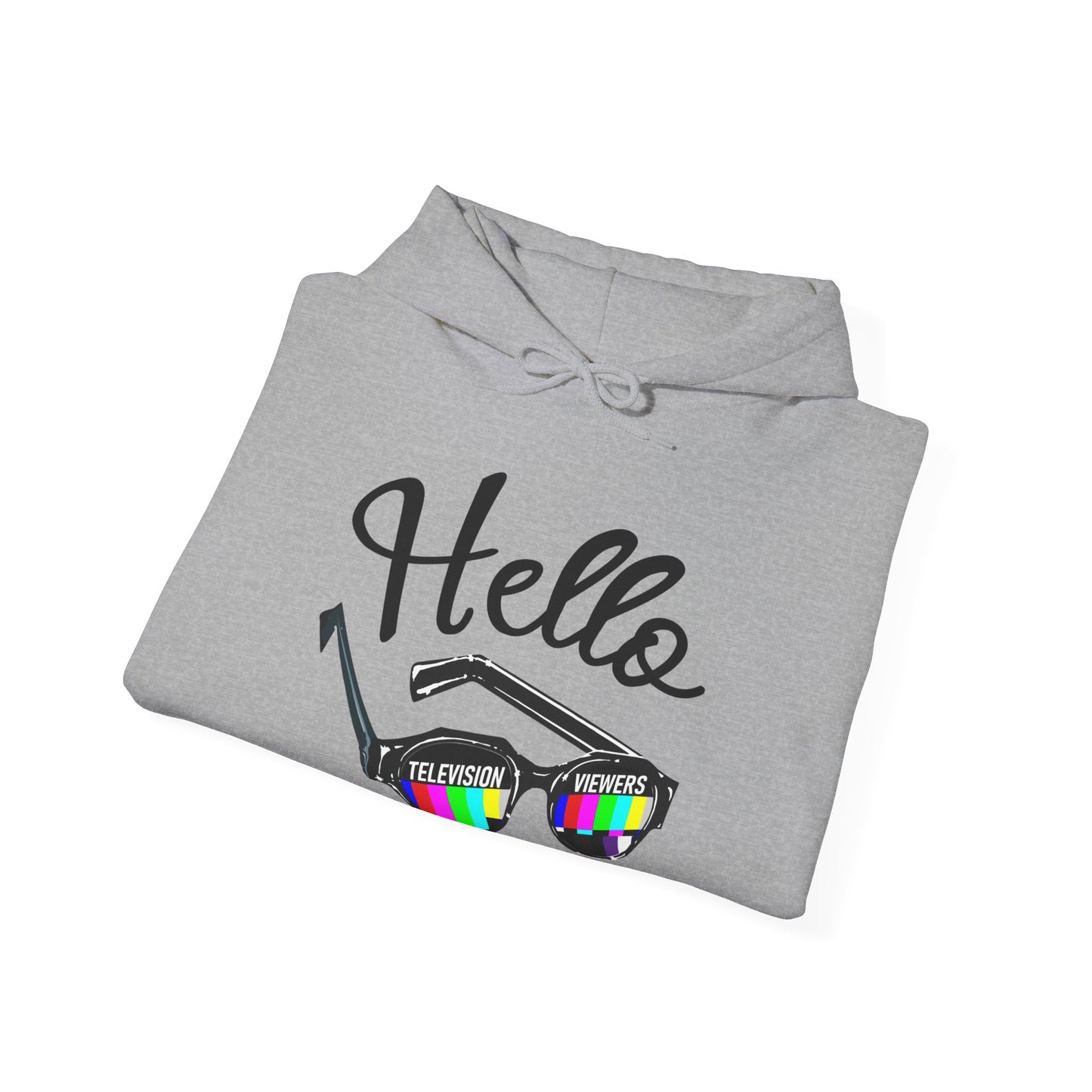 Television Viewer On Air Greeting Hoodie