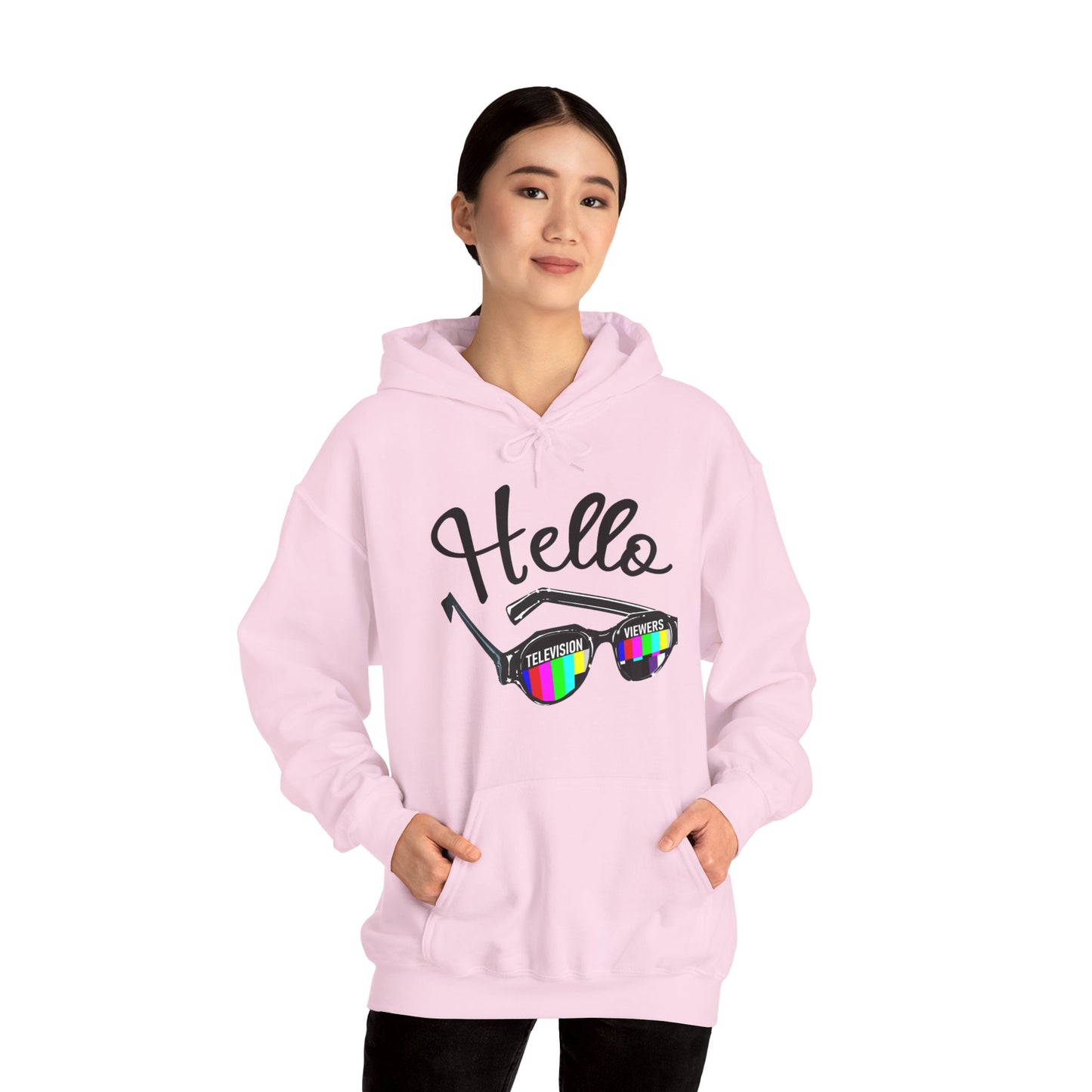 Television Viewer On Air Greeting Hoodie