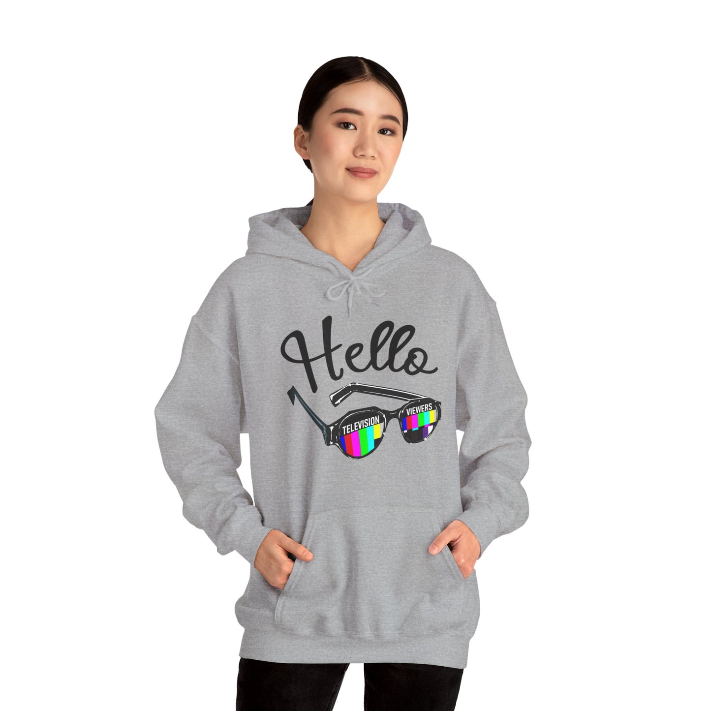 Television Viewer On Air Greeting Hoodie