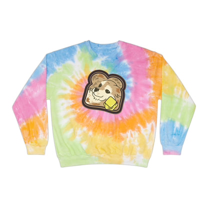 "Toast the Pomeranian" Unisex Tie-Dye Sweatshirt