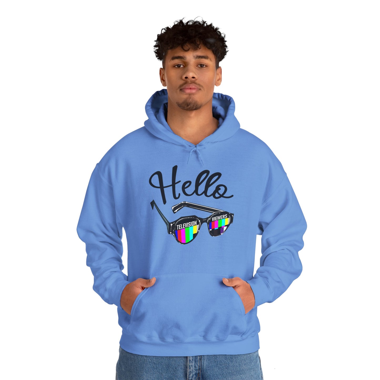 Television Viewer On Air Greeting Hoodie