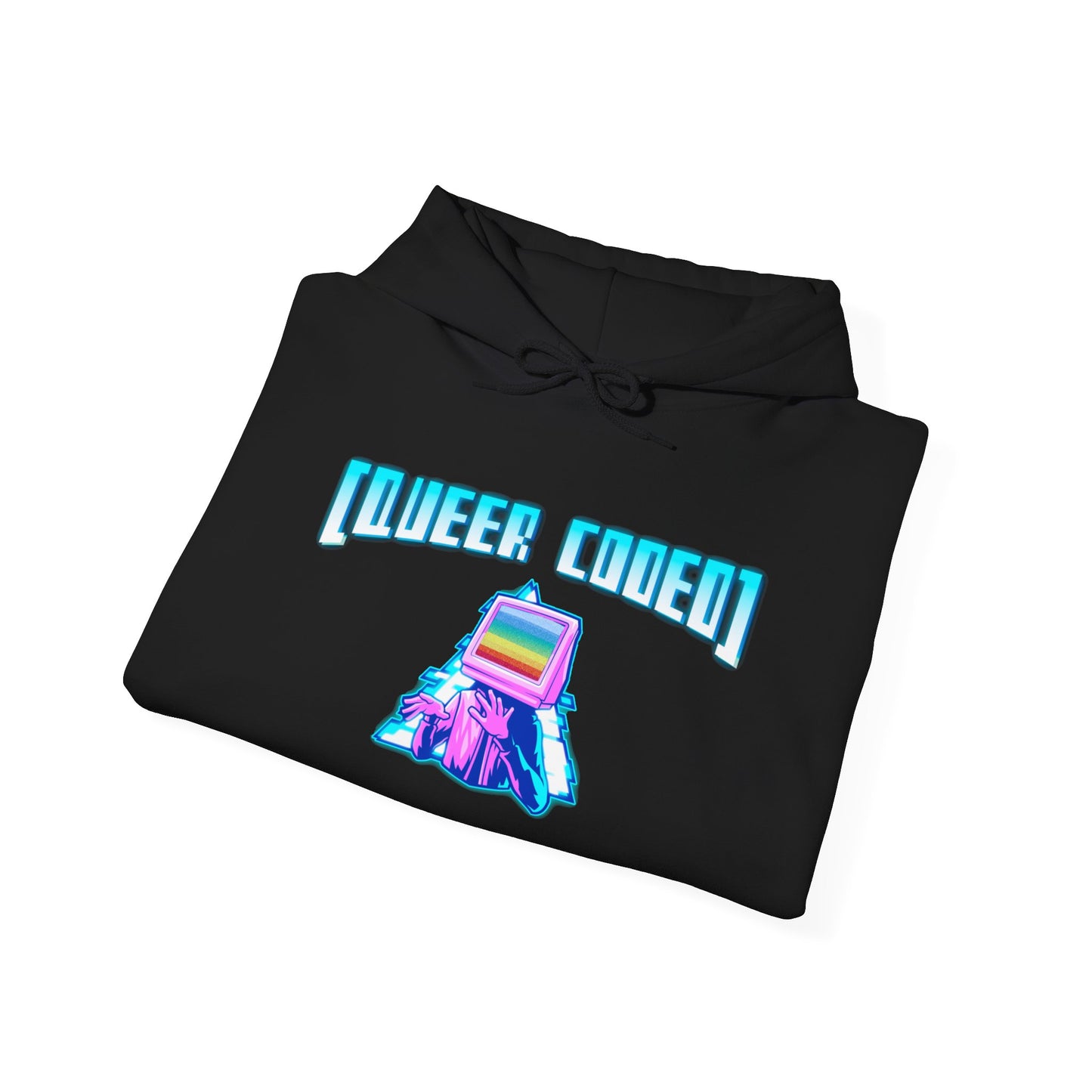 Sudadera unisex con capucha y mezcla pesada "Queer Coded"