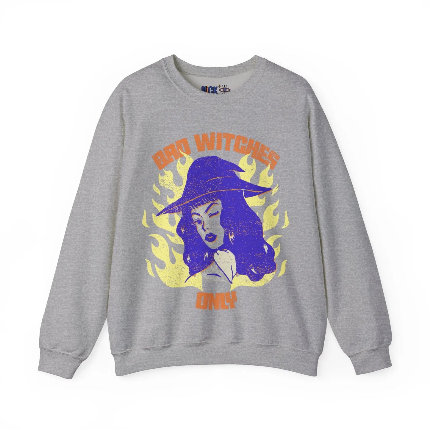 Bad Witches Only Halloween Crewneck Sweatshirt