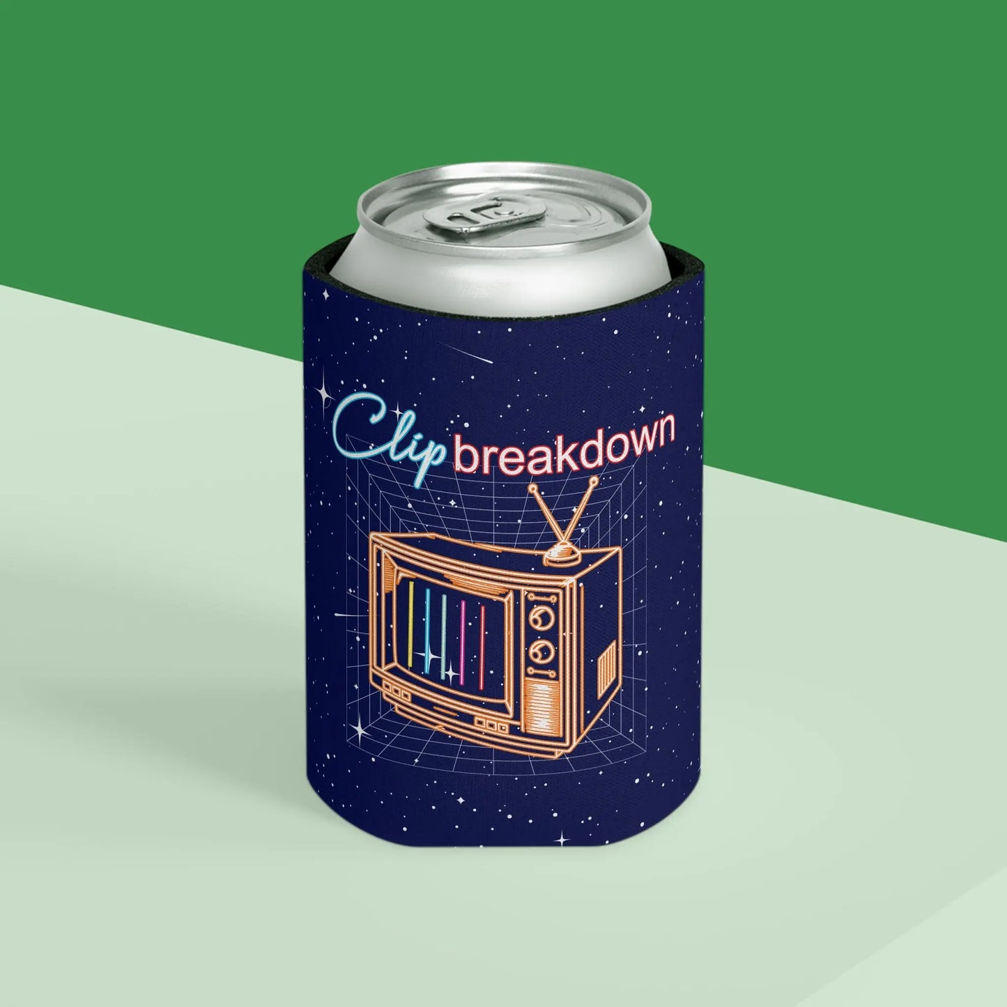 Clip Breakdown Can Cooler - Japanese Streetwear Logo Inspired Design 