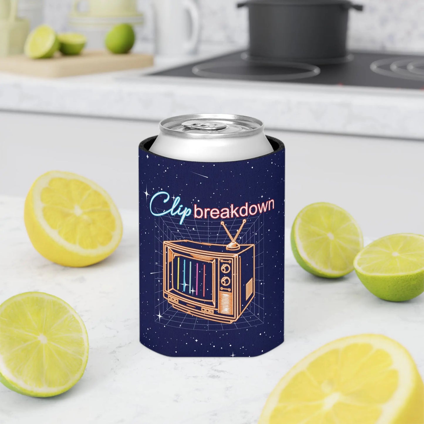 Clip Breakdown Can Cooler - Japanese Streetwear Logo Inspired Design 