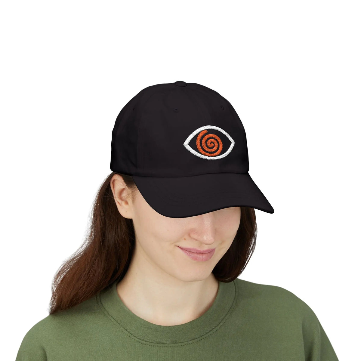 Embroidered Spiral Side Eye Dad Cap — Nick DiRamio Logo Hat 