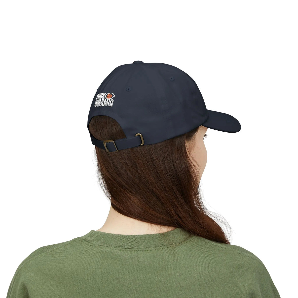 Embroidered Spiral Side Eye Dad Cap — Nick DiRamio Logo Hat 