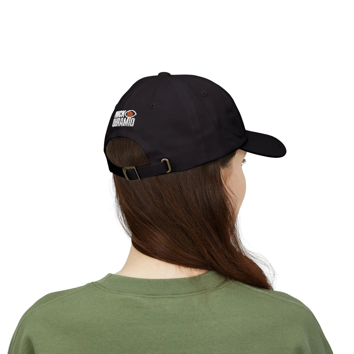 Embroidered Spiral Side Eye Dad Cap — Nick DiRamio Logo Hat 