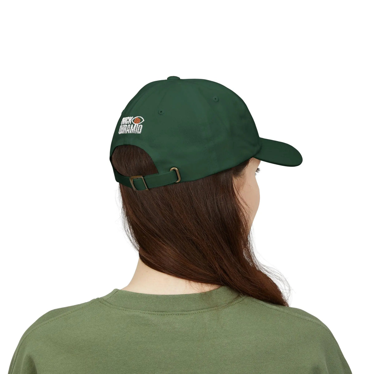 Embroidered Spiral Side Eye Dad Cap — Nick DiRamio Logo Hat 