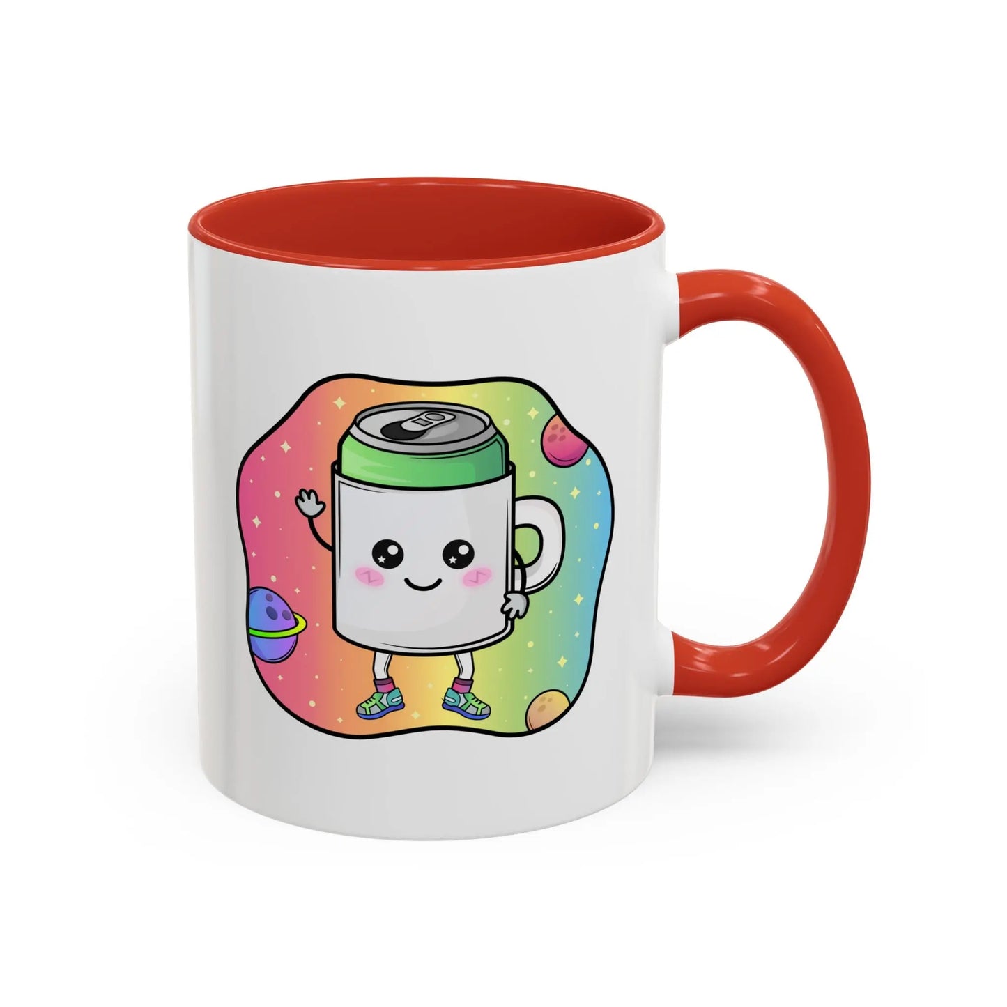 Taza de café decorativa "MugCan in Space", 11 oz