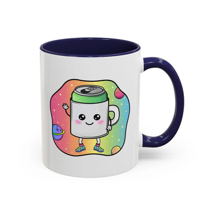 Taza de café decorativa "MugCan in Space", 11 oz