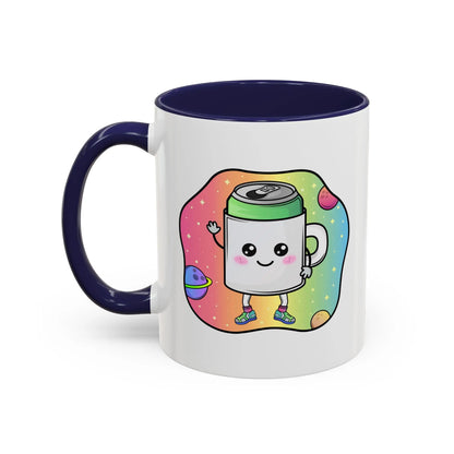 Taza de café decorativa "MugCan in Space", 11 oz