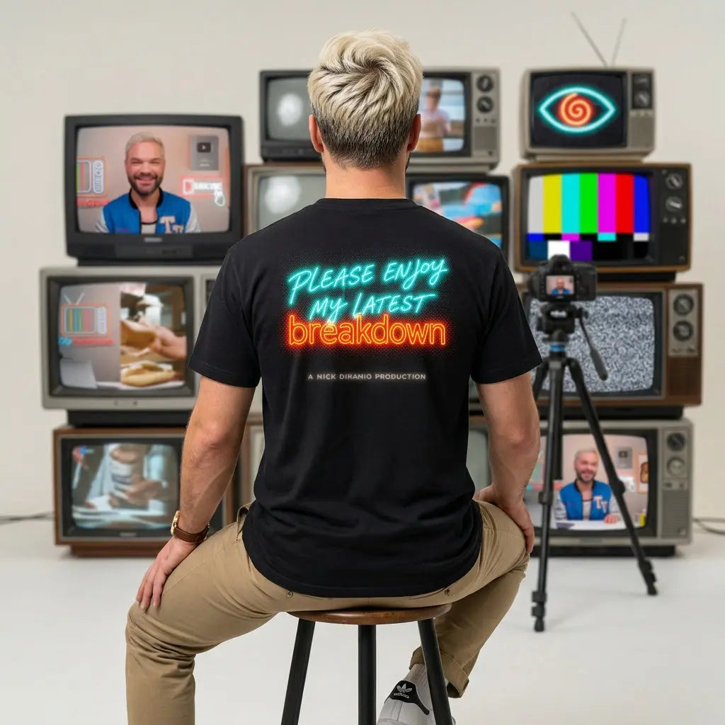 Neon 'Please Enjoy My Latest Breakdown' T‑Shirt 