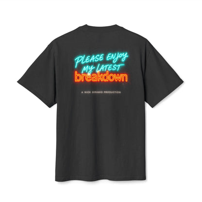 Neon 'Please Enjoy My Latest Breakdown' T‑Shirt 