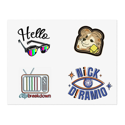 Nick DiRamio Clip Breakdown Icon Sticker Sheets 