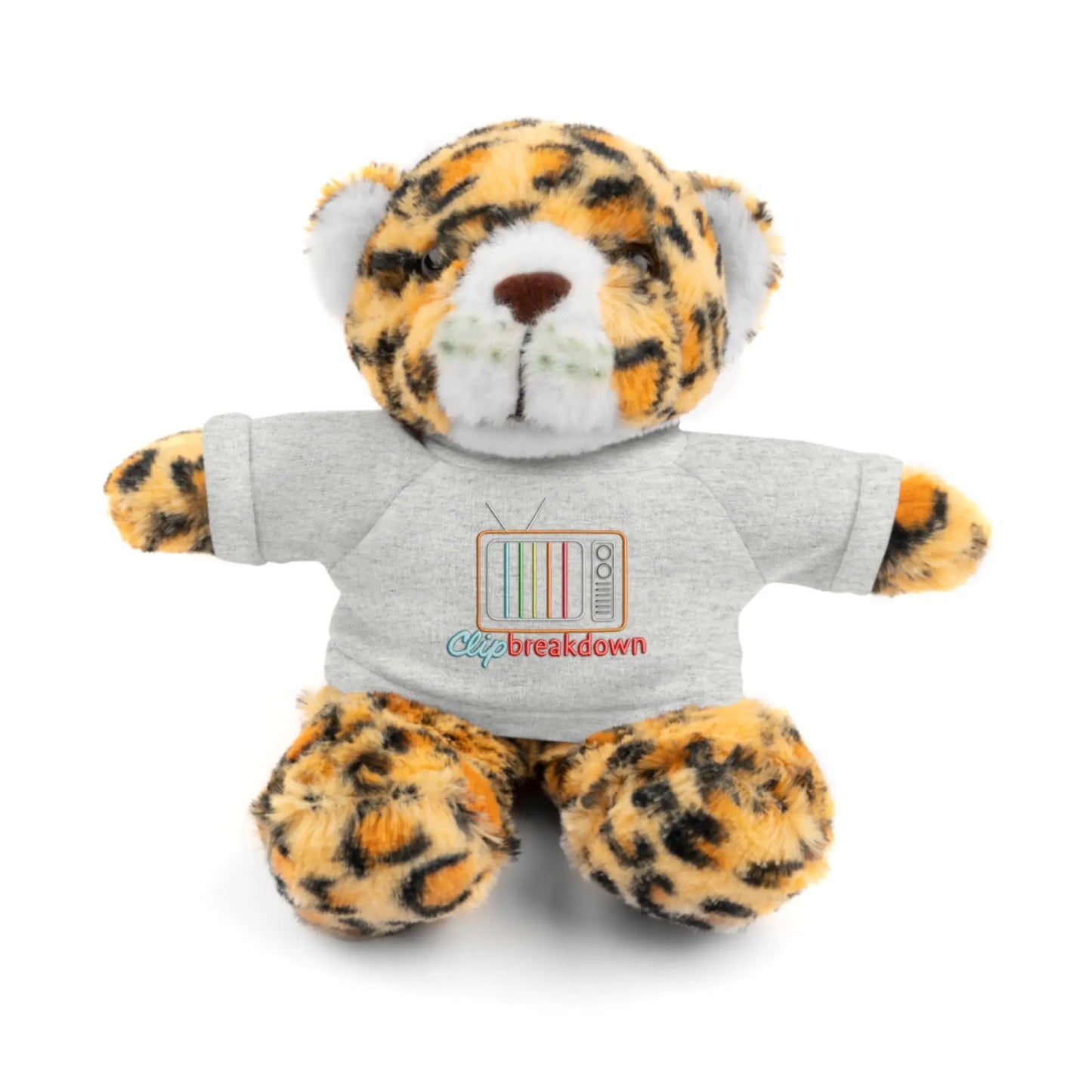 Plushie Stuffed Animals with Clip Breakdown Tee-Shirt 