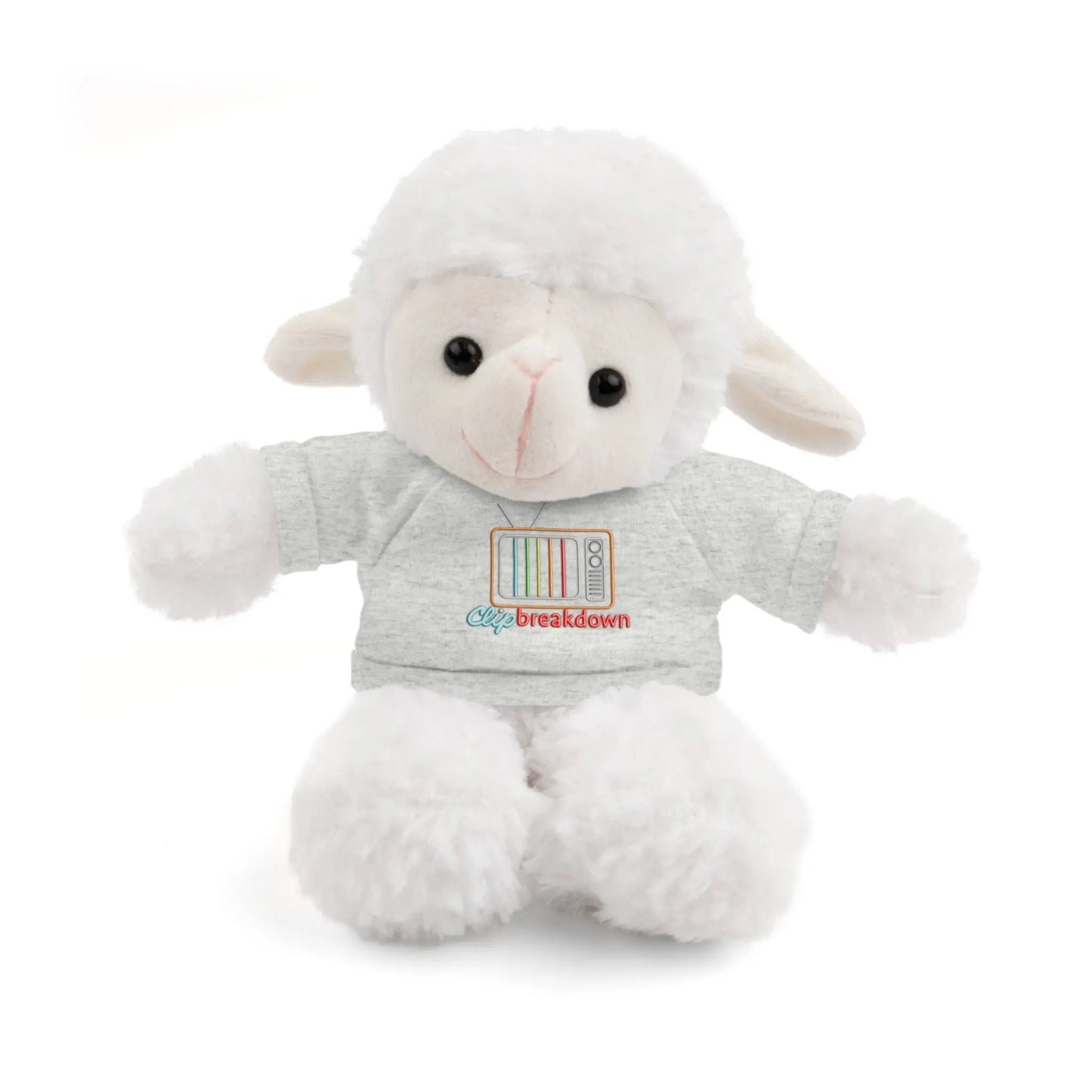 Plushie Stuffed Animals with Clip Breakdown Tee-Shirt 