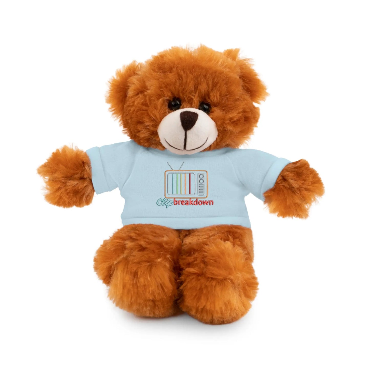 Plushie Stuffed Animals with Clip Breakdown Tee-Shirt 