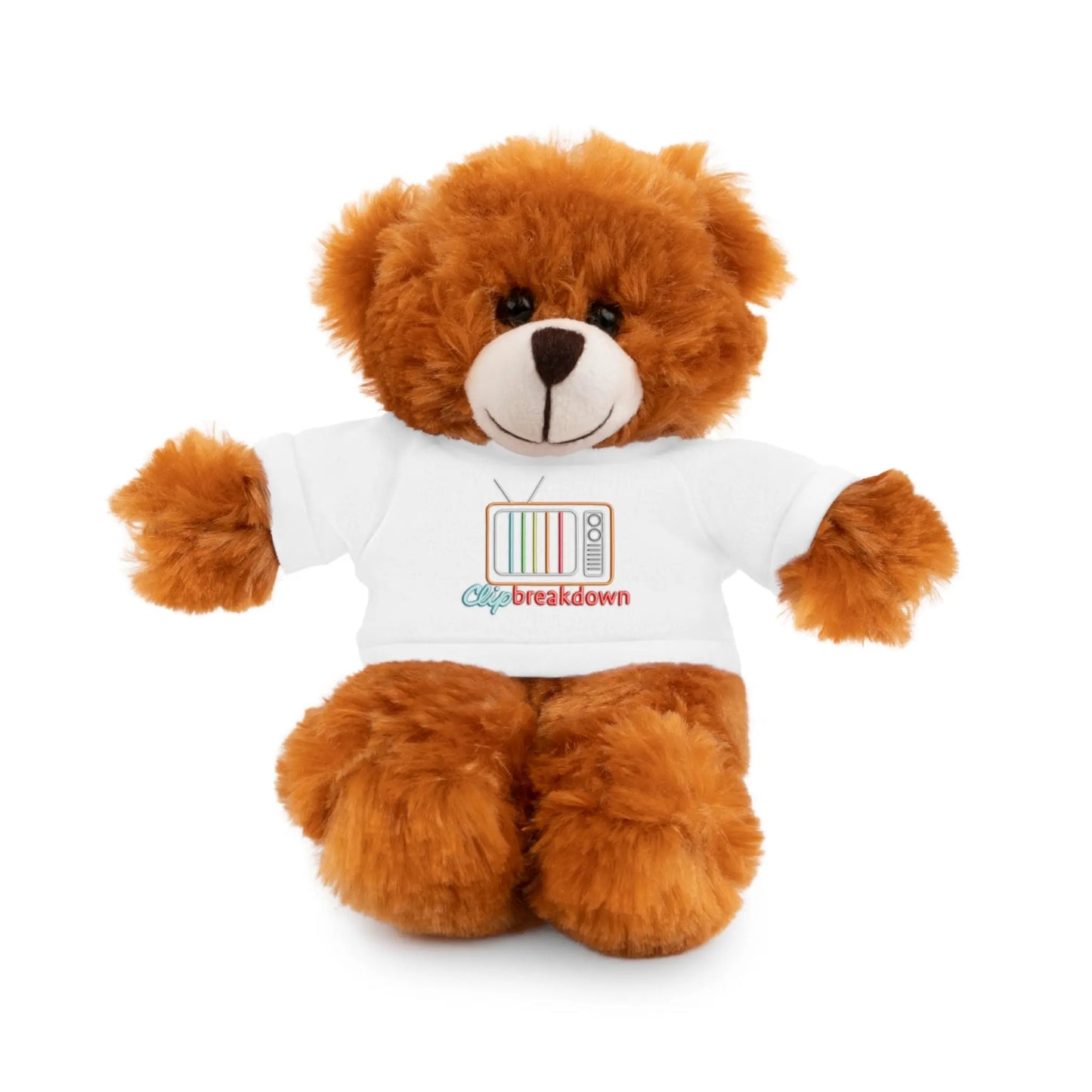 Plushie Stuffed Animals with Clip Breakdown Tee-Shirt 