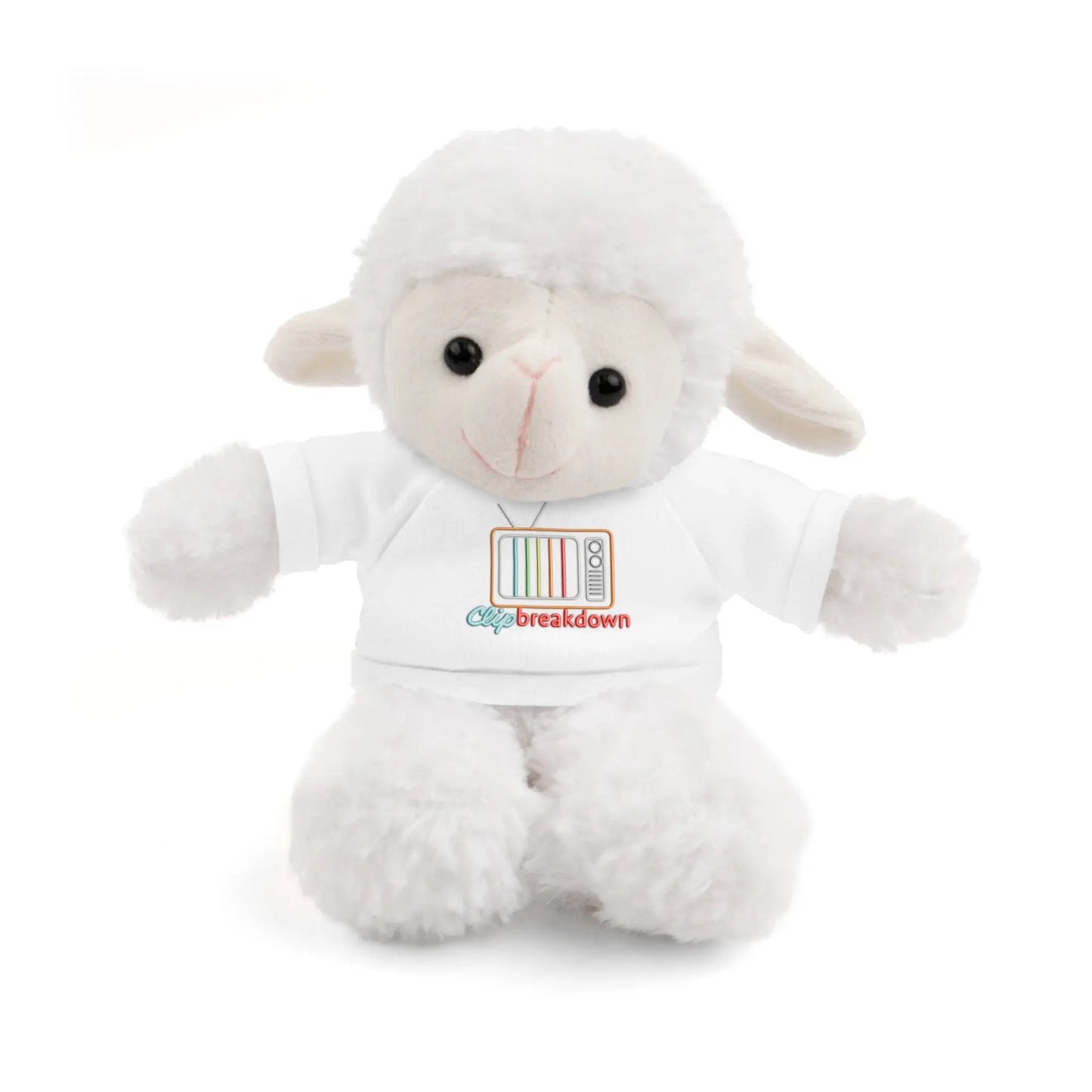 Plushie Stuffed Animals with Clip Breakdown Tee-Shirt 